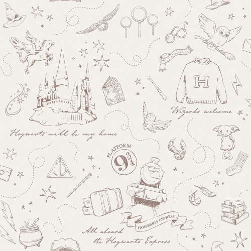 Harry Potter Magical Moments Trail Peel & Stick Wallpaper