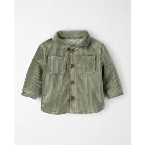 Baby Boy Recycled Ribbed Velour Jacket - Little Planet | Carter's