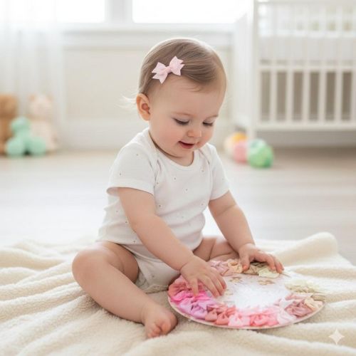 Willow & Ruby Baby Hair Bows 36-Pack Ribbon Hair Clips for Newborns & Infants (0-12 Months)- Assorted Colors, Non-Slip Alligator Clips, 36pcs