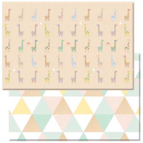 Giraffe In Love Playmat - 82.5in L X 55in W