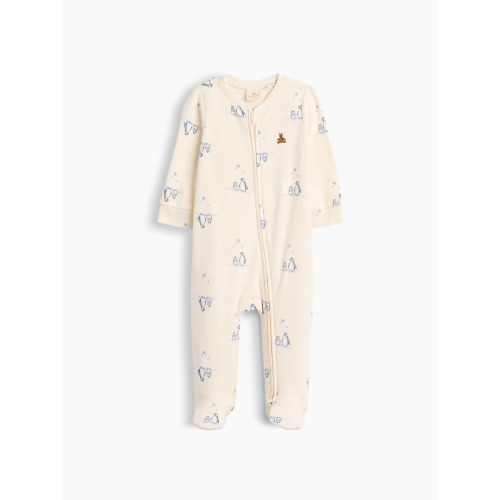 Baby Ribbed Brannan Bear One-Piece