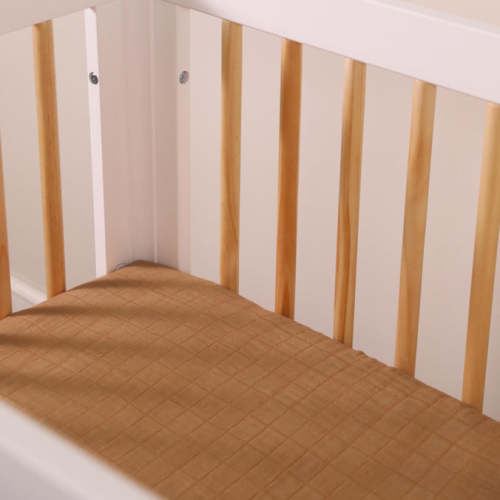 Babyletto Mini Crib Sheet in GOTS Certified Organic Muslin Cotton – DaVinci Baby