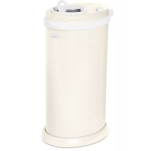 Ubbi Diaper Pail in Matte Ivory