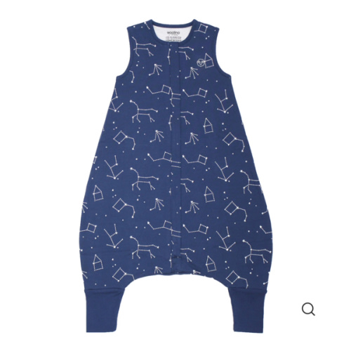 4 Season® Baby Sleep Bag with Feet, Merino Wool & Organic Cotton, Night Sky™