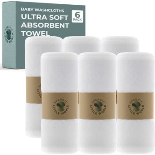 Organic Baby Washcloths 6 Pack