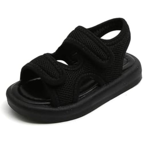 Kids Boys Girls Summer Beach Sandals Open-Toe Athletic Sports Outdoor Shoes Soft Rubber Sole Sandals Mesh Sneakers