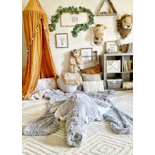 Large Elephant Rug for Safari Nursery