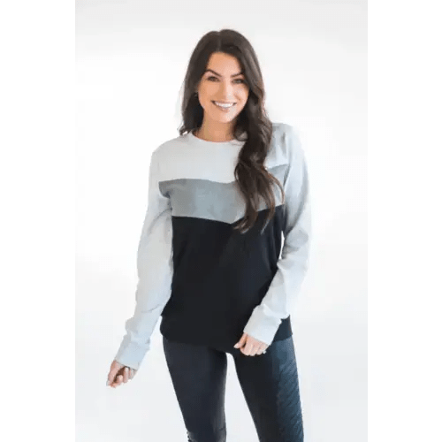Sweetheart Nursing Sweatshirt- Gray/Black
