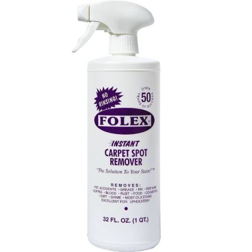Folex Unscented Instant Carpet Spot Remover - 32 fl oz: Spray Bottle, Liquid Cleaner, For Carpet & Upholstery