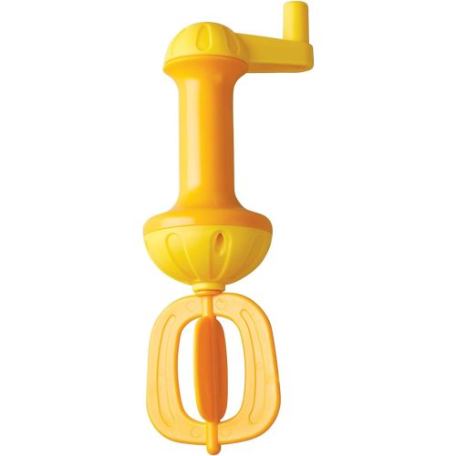 HABA Toddler Bath Toys: Bubble Bath Whisk for Sensory Play, Bubble Maker for Bathtub and Fun Beach and Water Toys for Toddlers, Yellow