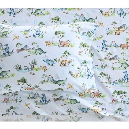 Daniel Dino Organic Toddler Sheet Set (Crib Sized)