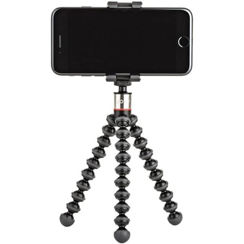 JOBY GripTight ONE GP, Universal Phone Holder, Magnetic GorillaPod Flexible Small Tripod for Smartphone, Foldable and Portable , Watch FIFA World Cup Football, Black