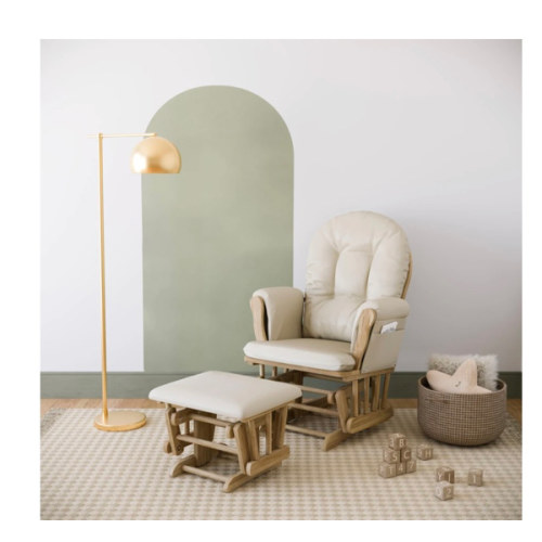 Storkcraft Hoop Glider and Ottoman