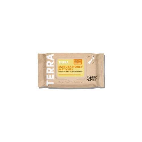 TERRA Bamboo Baby Wipes Manuka Honey