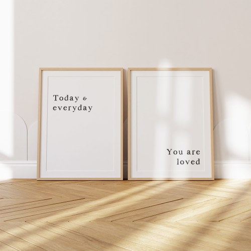 Neutral nursery wall art, Baby nursery quotes, Nursery prints black white, Nursery set of 2, Baby girl nursery decor, Modern nursery art