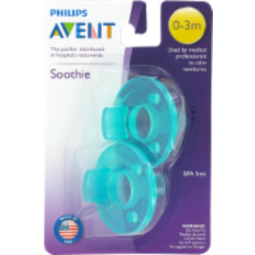 Philips Avent BPA Free Soothie Pacifiers, 2 pk