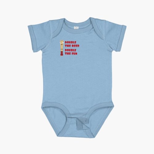 Funny reed - double the reed, double the fun Baby One-Piece