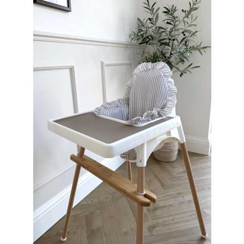 Dove Stripe Cushion Cover: Ikea Antilop Highchair