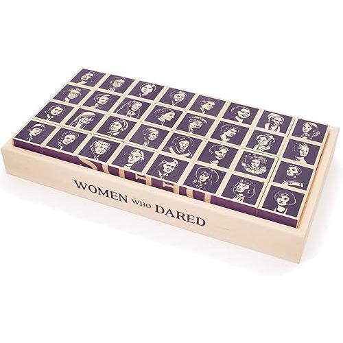 Uncle Goose Women Who Dared Blocks - Made in The USA