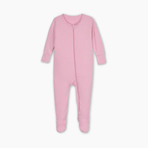 Gerber 2-Way Zip Snug Fit Footed Pajamas - Pink Lemonade, 3-6 M