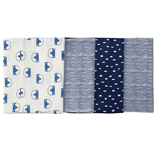 Gerber Baby 4-Pack Flannel Burp Cloth, Awesome Fox, One Size
