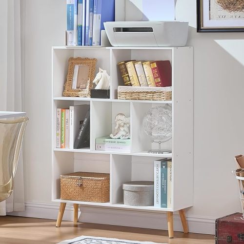 LEYAOYAO Cube Bookshelf- White