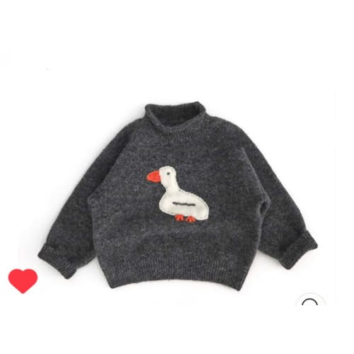 Kid Goose Turtleneck Sweater