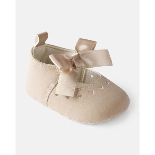Baby Girl Bow Casual Shoes - Brown - Size 1