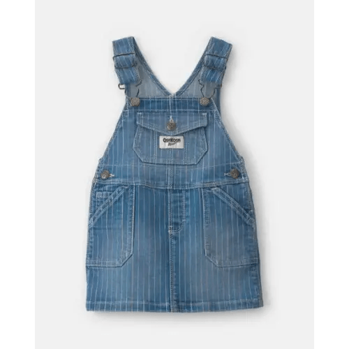Baby Girl Rainbow Stripe Denim Skirtall - Medium Wash - OshKosh B'gosh | Carter's