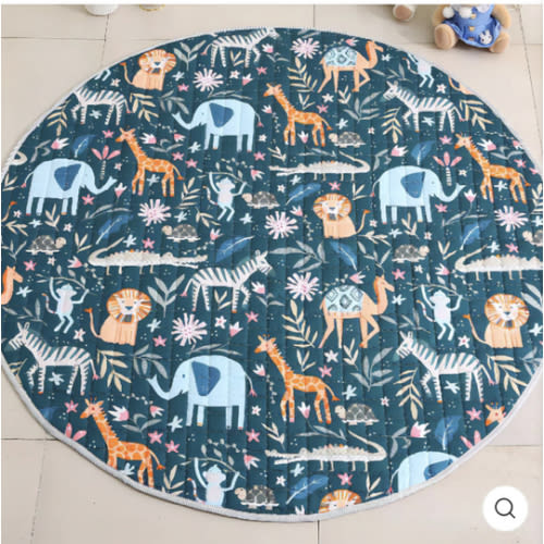 Wildlife Round Baby Playmat Online Australia - Large 150 cm Diameter – Nappy Bag Store