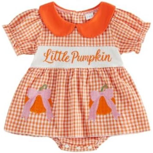 Halloween Baby Clothes Pumpkin Ghost Romper Dress Cute Newborn Clothes