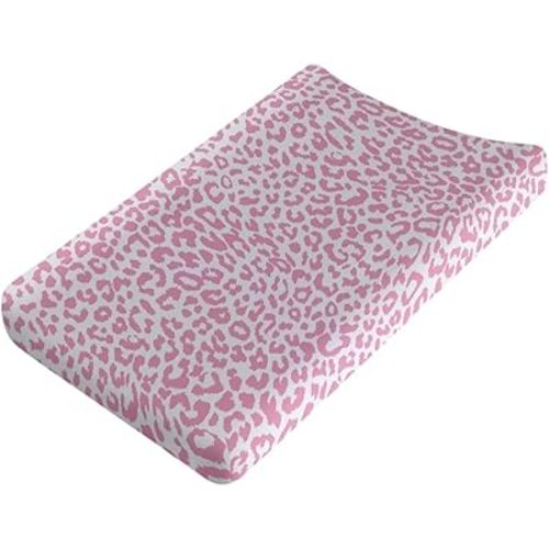 Leopard Print Baby Changing Pad Cover Washable Baby Diaper Change Table Pad Covers Novelty Nursery Decor