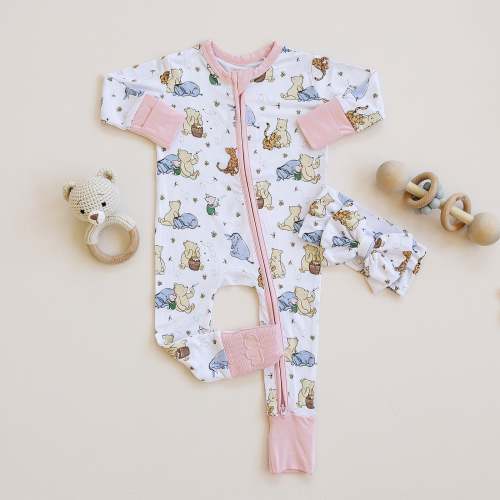 100 Acre Snooze Pink Zippie Jammie