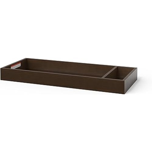 Child Craft Universal Changing Table Topper, Convert Dresser into a Changing Table Surface, Securely Attaches, Non-Toxic, Baby Safe Finish (Slate)
