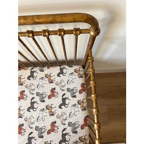 Hudson Horse Western Muslin Swaddle