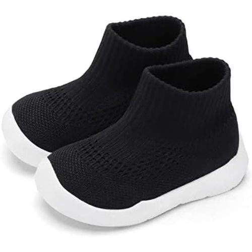 Engtoy Baby Shoes Sock Walking Shoes Infant Non-Slip Breathable Slip On Sneakers