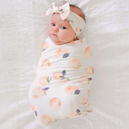 Knit Swaddle Blanket - Caroline