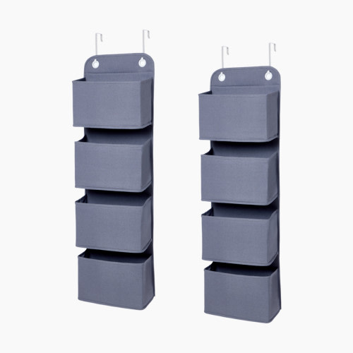 Sprucely Over the Door Storage Organizer (2 Pack) - Grey