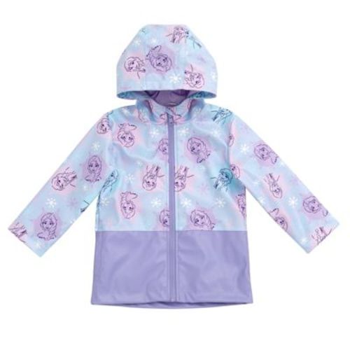 Disney Zip Up Waterproof Hooded Rain Jacket Coat