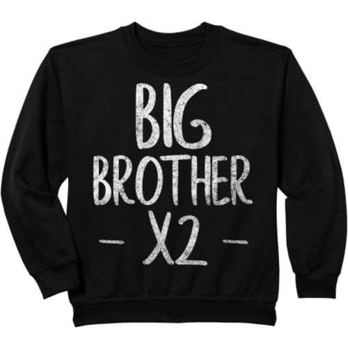 Cute Big Bro Again Funny Party Gift Big Brother x2 Sweatshirt