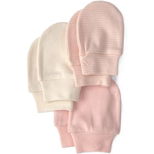 Carter's Baby Girls' 3-Pack Scratch Mittens Set