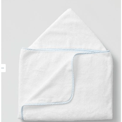 Kids' Hooded Towel - Blue Gingham