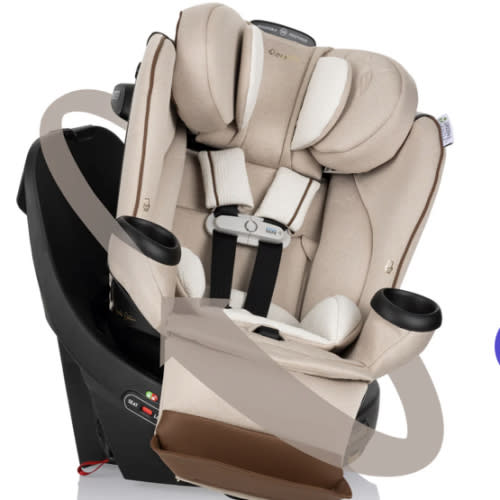 Evenflo Revolve360 Extend All-in-One Rotating Car Seat with Green & Gentle Fabric - Evenflo® Official Site – Evenflo® Company, Inc