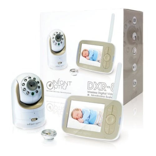 Infant Optics DXR-8 Pan/Tilt/Zoom 3.5" Video Baby Monitor With Interchangeable Optical Lens