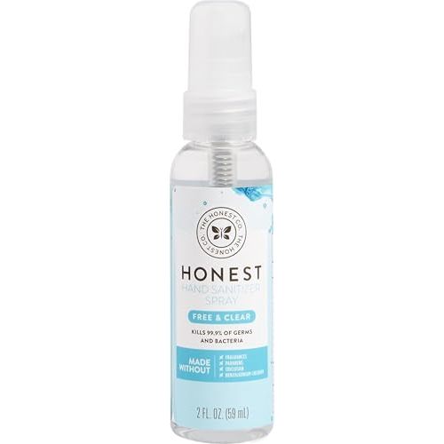 The Honest Company Hand Sanitizer Spray, Fragrance-Free, 2 fl oz