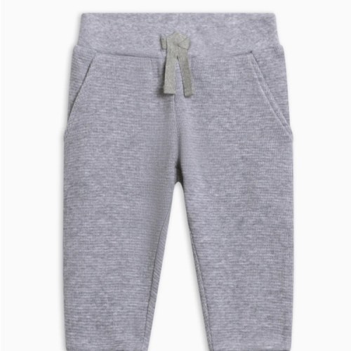 Nelson Waffle Knit Jogger | Ashen; Size 0-3M