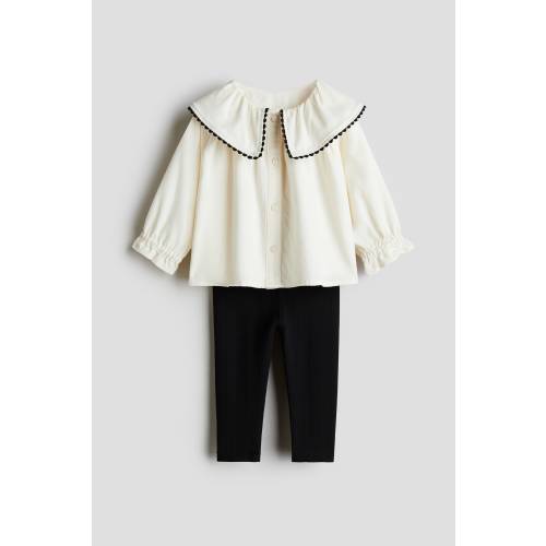 2-PIECE BLOUSE AND LEGGINGS SET