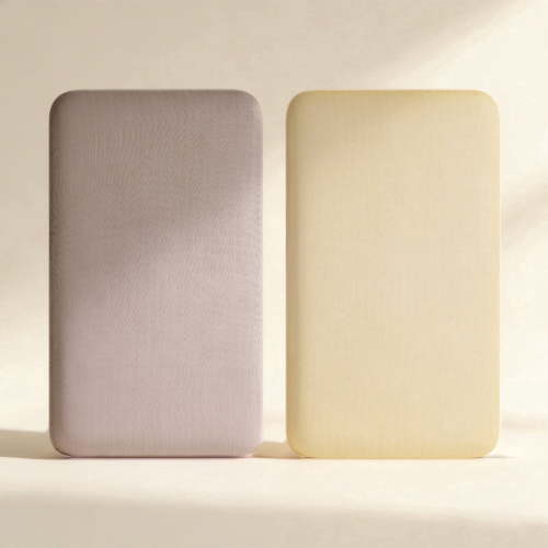 HARPPA Muslin Baby Bassinet Sheets 2 Pack, Breathable Bamboo Viscose Cotton, 32.68" x 18.9"