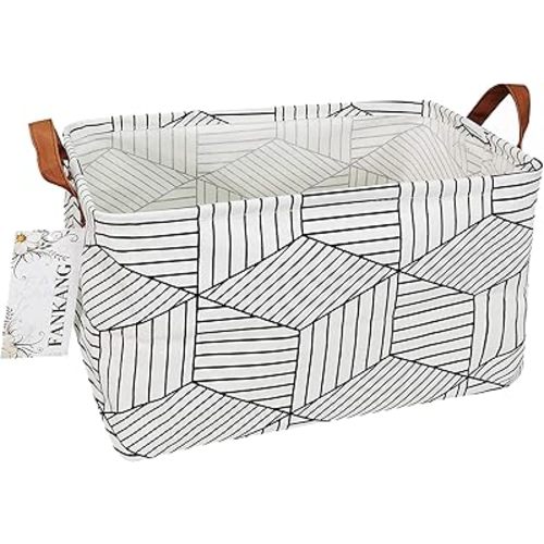 Rectangular Diamond Storage Bin Nursery Hamper