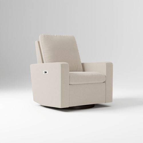 Harmony Swivel Glider Recliner Power Performance Velvet Sand